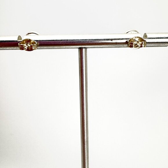 Sterling Silver 925 Blue Turquoise Stud Earrings 7mm Round - Picture 9 of 9